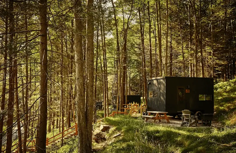 Postcard Cabins Western Catskills