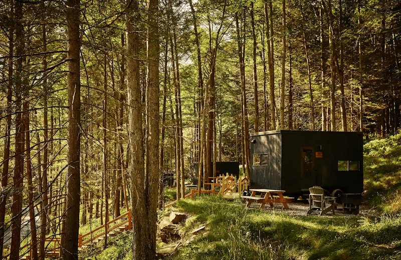 Postcard Cabins Western Catskills